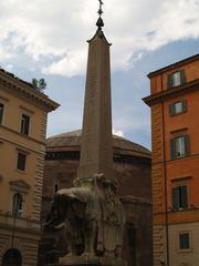 Elephant with obelisk sculpture in Santa Maria sopra Minerva, Rome