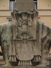 Elephant with obelisk in front of Santa Maria sopra Minerva in Rome