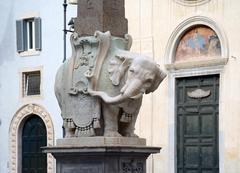 Bernini's elephant in front of Santa Maria sopra Minerva