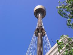 AMP Tower in daytime with clear blue sky