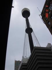 Sydney Tower, a famous landmark in Sydney, Australia