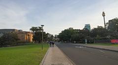 Downtown Sydney skyline with Sydney Tower and tall buildings