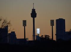 Sydney skyline seen from Centennial Park