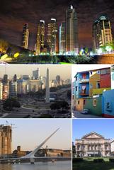 Montage of Buenos Aires landmarks and cityscapes