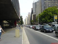 Paulista Avenue beside MASP in São Paulo