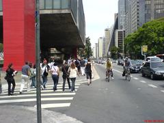 Av Paulista and MASP Museum in Sao Paulo