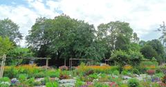 Bethmannpark flower beds and woody vegetation