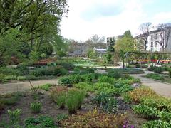 Bethmannpark in Frankfurt, view from Berger Street to Friedberger Landstrasse