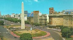 The Obelisk at Plaza de la República in Buenos Aires