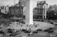 Traffic direction change trials in Buenos Aires, 1945