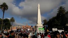 Marcha de la Resistencia 2017, Plaza de Mayo, Buenos Aires