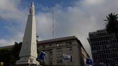 Marcha de la Resistencia 2017 at Plaza de Mayo