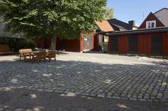 Former plague cemetery with historic building