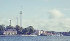 panoramic view of Djurgården island in Stockholm