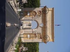 Porte du Peyrou triumphal arch in Montpellier