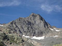 Aiguille du Belvédère at Lac Blanc in Chamonix