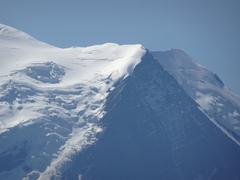 Aiguille du Goûter mountain peak in Chamonix