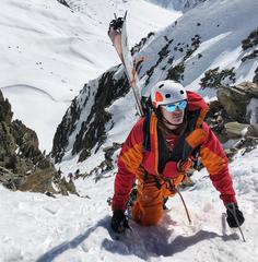 Patrick Sweeney ski mountaineering in Chamonix 2019