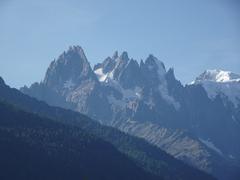 Aiguille de Blaitière, Aiguile du Plan, and Aiguille des Grands Charmoz in Chamonix