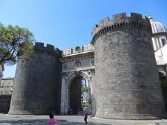 Porta Capuana historical gate in Naples