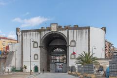 Puerta Capuana in Naples, Italy