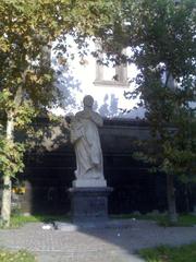 Historic statue near Porta Capuana in Naples