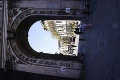 panoramic view of Naples, Italy with Mount Vesuvius in the background