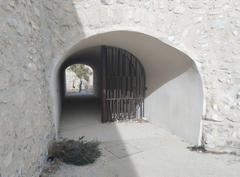 Entrance to the Castle of San Fernando in Alicante