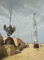 Antennas at Castillo de San Fernando, Alicante