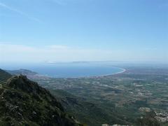 View of the Gulf of Roses from Sant Salvador Castle