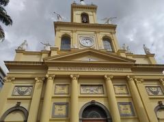 front facade of the Metropolitan Cathedral of Campinas on the morning of May 29, 2021