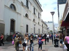 Pedestrian sidewalk next to the Cathedral