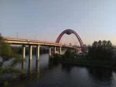 Zhivopisny Bridge in Khoroshevo-Mnevniki District, Moscow, Russia