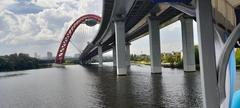 Zhivopisny Bridge in Moscow 2022