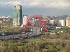 Zhivopisny Bridge from Krylatsky Hills