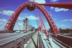 Picturesque Bridge in Moscow