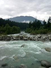 Flowing river in Manali