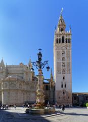 Bell tower of Seville Cathedral reaching 104.5 meters