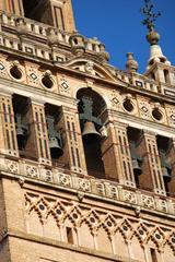 Night view of Sevilla Cathedral in Seville, Spain