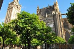 Sevilla Cathedral at sunset