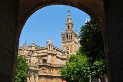 Panoramic view of Seville skyline