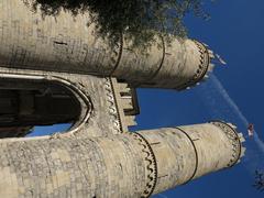 Porta Soprana monument in Genoa, Italy