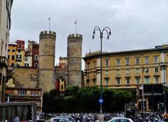 Dante Square in Genoa, Italy