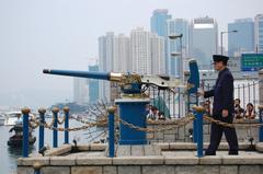 Firing of the Noonday Gun in Hong Kong