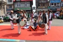 Himachal Pradesh musicians performing at International Summer Festival Shimla