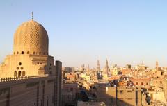 Islamic Cairo historic district view