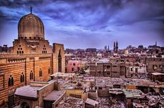 Historic mosques in Al-Darb Al-Ahmar, Cairo