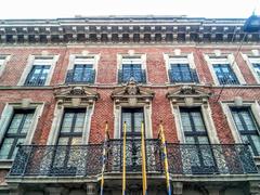 Facade of palazzo Bagatti Valsecchi