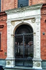 Portal of Palazzo Bagatti Valsecchi in via Santo Spirito 7, Milan