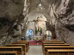 Sziklatemplom Cave Church on Gellért Hill in Budapest